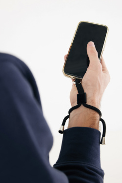 Logotrade promotional product image of: CarryLoop RCS recycled PET adjustable phone holder wristlet